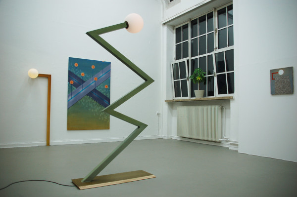 Installation view of works by Robert Vellekoop