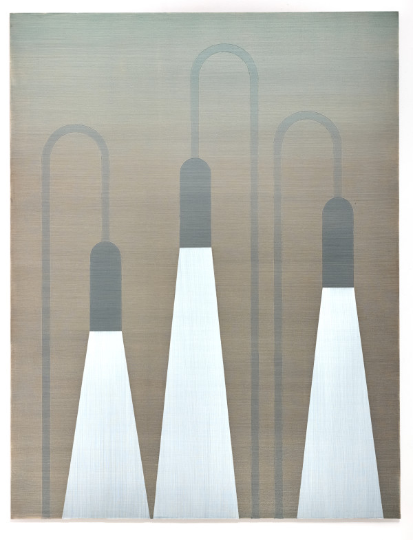 Painting Three Lamps by Robert Vellekoop