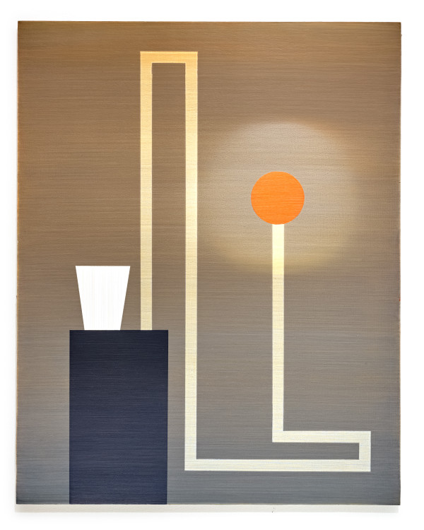 Painting Lamp (glas) by Robert Vellekoop