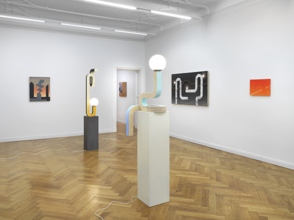 Installation view of works by Robert Vellekoop
