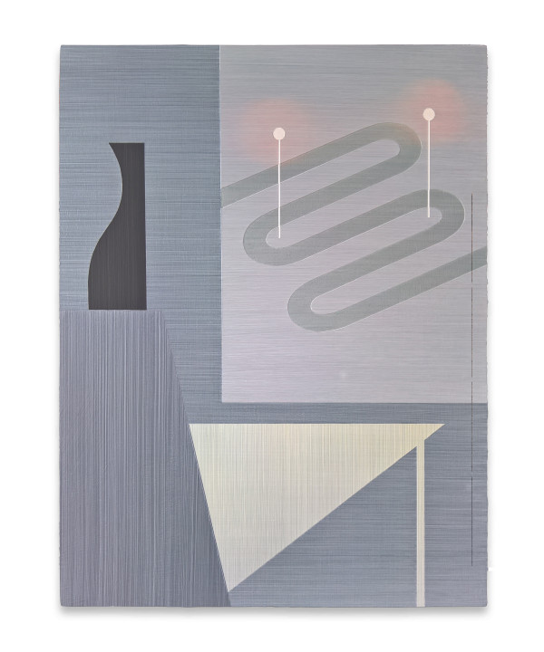 Painting Grey Interior by Robert Vellekoop